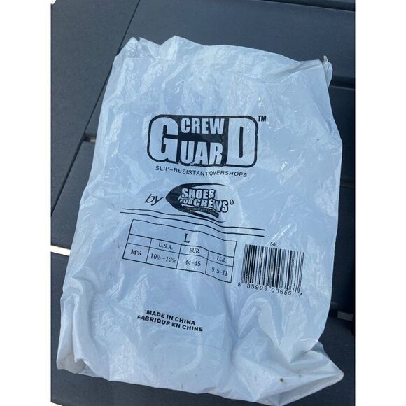 Shoes For Crews CrewGuard Cover Over Shoes Slip & Oil Resistant Size L Unisex - Picture 5 of 9